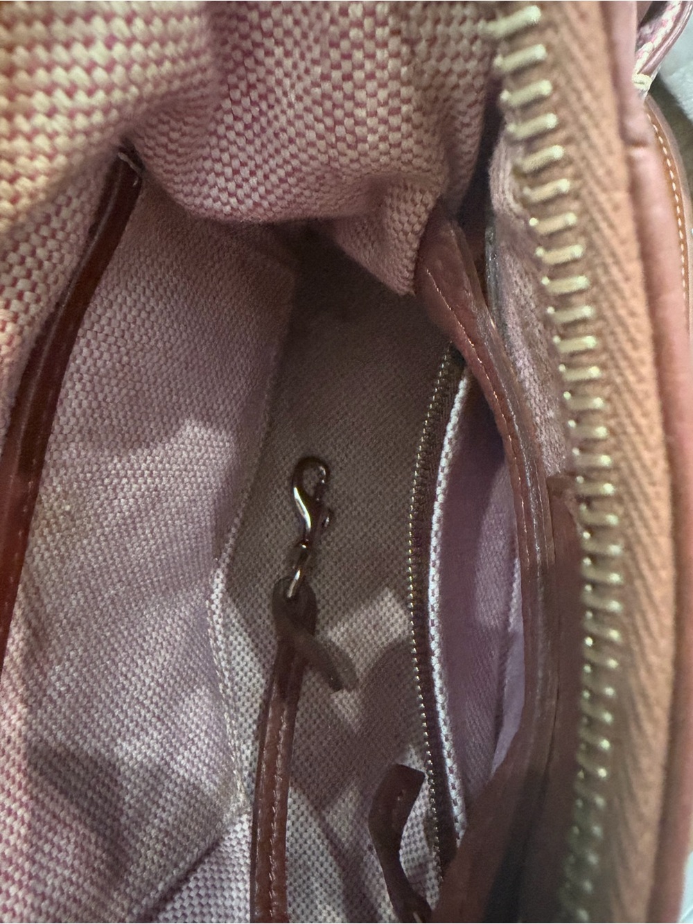 Dooney & Bourke Brown Pebble Leather crossbody Bag - Picture 5 of 6